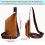 Sling Bag Acrylic Template,Leather Pattern Leather Templates for Capacity Crossbody Backpack,-533 6
