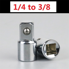 6-delige doppenconverteradapterset met hulsadapter 1/2, 3/8, 1/4 verwisselbare ratelsleutelbevestiging
