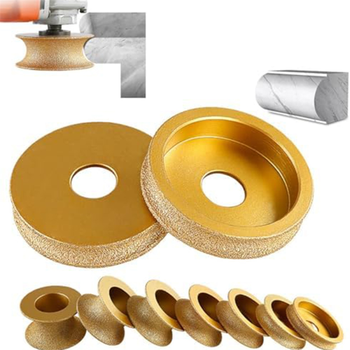 Meule diamantée Edge, 3 pouces, ronde, brasée à sec sous vide (10 mm)