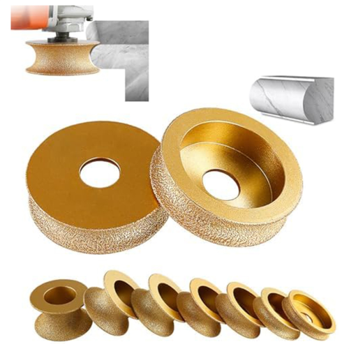 Meule diamantée Edge, 3 pouces, ronde, brasée à sec sous vide (15 mm)