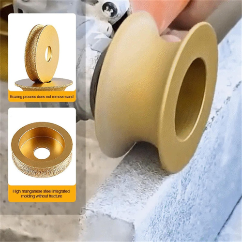 Meule diamantée Edge, 3 pouces, ronde, brasée à sec sous vide (20 mm) 2