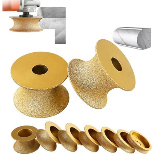 Meule diamantée Edge, 3 pouces, ronde, brasée à sec sous vide (45 mm) 1
