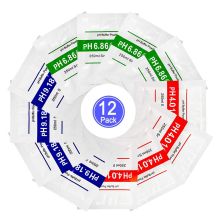 12er-Pack pH-Meter-Pufferlösungspulver 6,86/4,00/9,18, Kalibrierungspakete für präzise