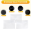 80 tableaux magnétiques, ensemble de rangement indispensable pour la découpe et le scrapbooking 5