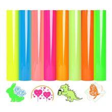 HTV Wärmeübertragungsvinyl, 8 Blätter, Neonfarben, sortiert, 76,2 x 63,5 cm, Pink – Shirt Beautiful