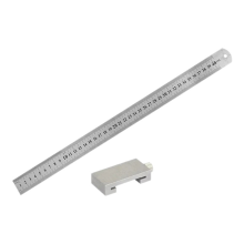 Metal Carpenter Carpentry Square Woodworking Tools Steel Ruler Positioning Limit Block Measuring 400mm