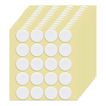 Materiale per candele fai da te 240 pezzi Nastro biadesivo per stoppini Adesivo per fissaggio stoppini Diametro 20 mm Spessore 1 mm