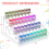 Transparent Paint Storage Box, Miniature Rack 7-Layer Rack, Craft 3