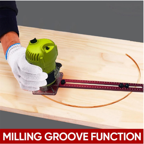 Router Milling Groove Bracket, Adjustable Cabinet Template Tool 2
