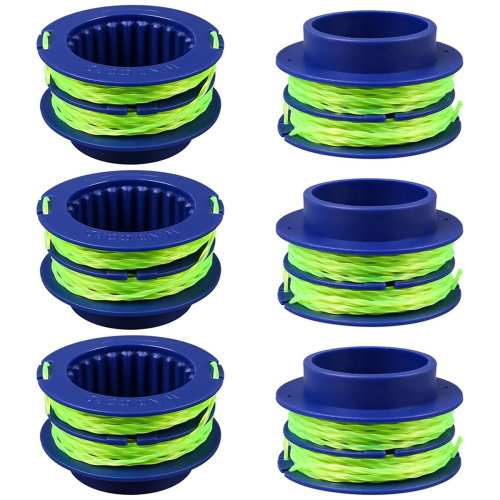 124-03 Spooled Trimmer Line 0.080-in 16Ft 6 Pack,for 24-Volt Max Weed String