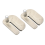 2pcs Stainless Steel Leather Pulling Board Practical Cutting Ruler Tool Cut Pricking Iron Auxiliary Accessories 1