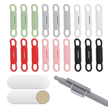 18-teiliger magnetischer Stifthalter, verstellbarer Markerhalter aus Silikon und Patch-Organizer aus Edelstahl