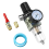 1/4 Inch Air Compressor Filter Regulator Combo AW2000-02 - Brass Elements, 150 PSI Max Pressure, Compact Design 3