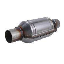 Convertitore catalitico universale da 2,25 pollici, 400 celle, silenziatore ad alto flusso, Euro 1, tondo, in acciaio inossidabile