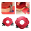 4-in-1-Bogenwinkel-Positionierungsschablone, Router-Eckradius-Schablone, wiederverwendbar, 10–25R 10