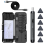 Electric Screwdriver Set Precision Power Tool Kit Rechargeable Wireless Mini Small Bits for Mobile Cell Computer Gray 1