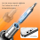 Electric Screwdriver Set Precision Power Tool Kit Rechargeable Wireless Mini Small Bits for Mobile Cell Computer Gray 8