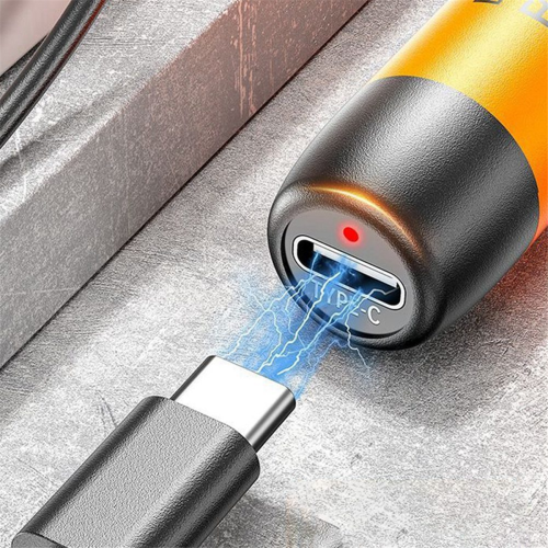 Electric Screwdriver Set Precision Power Tool Kit Rechargeable Wireless Mini Small Bits for Mobile Cell Computer Orange 2