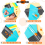 Lot de 10 lames de rechange pour massicot A5 4