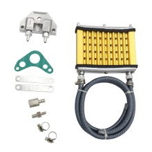 Radiatore di raffreddamento motore universale per motociclette per 50cc 70cc 90cc 110cc 125cc /150cc ATV Dirt Pit Bike