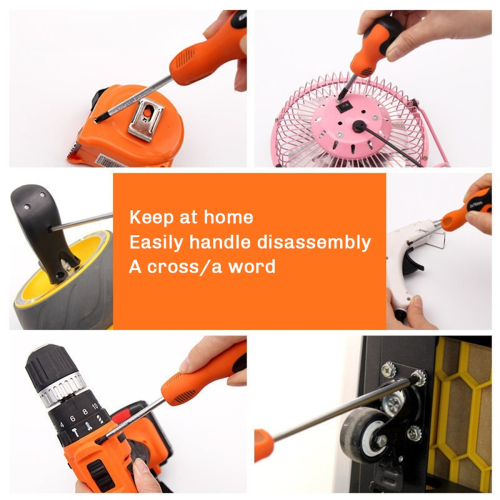3MM Magnetic Screwdriver Multifunctional Strong Small Industrial Grade Flat End 2