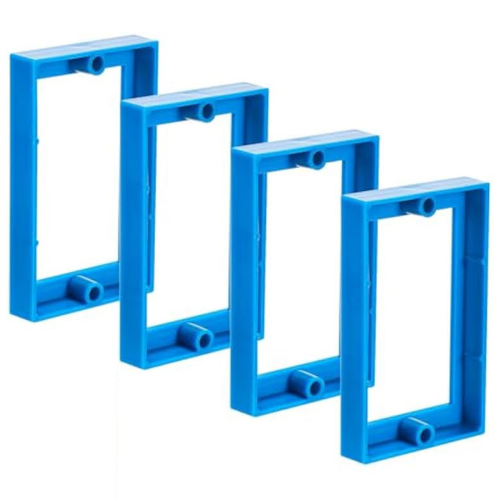 4 pezzi 1/2 pollice prolunga per presa singola, prolunga elettrica blu 1