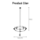 Ticket Stabber for Restaurant, 6PCS Receipt Holder Check Spindle Orders Spike Kitchen Office Paper Notes 7