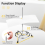 Ticket Stabber for Restaurant, 6PCS Receipt Holder Check Spindle Orders Spike Kitchen Office Paper Notes 3