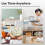 Ticket Stabber for Restaurant, 6PCS Receipt Holder Check Spindle Orders Spike Kitchen Office Paper Notes 6