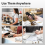 Ticket Stabber for Restaurant, 6PCS Receipt Holder Check Spindle Orders Spike Kitchen Office Paper Notes 5