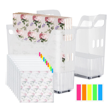 30,48 x 30,48 cm Aufbewahrungsbox mit Etiketten und 2 Scrapbook-Papierbastel-Organizer-Kunststoffbehältern auf Rädern