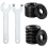 12pcs Angle Grinder Flange Nuts 5/8inch-11,with 2pcs Spanner, Replacement Attachments 1