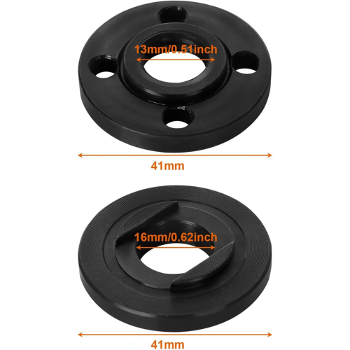 12pcs Angle Grinder Flange Nuts 5/8inch-11,with 2pcs Spanner, Replacement Attachments 2