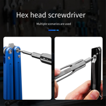 Titaniumlegering Torx-schroevendraaier Magnetische zuigkracht Uitschuifbare handpalm Draagbare demontage Antislipgereedschap