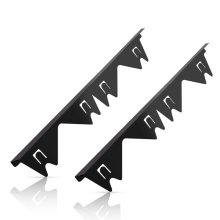 RVS fornuisafdekking, afscherming, keukenvuller, afwerkset, verstelbare lengte 13,8 inch tot 27,6 inch