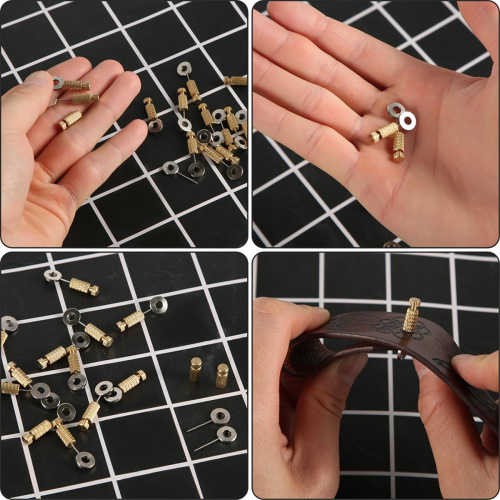 14Pcs Leather Positioning Needles, Suture Needle Locking Pins Leathercraft Located Needles 2