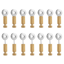14 stuks leren positioneringsnaalden, hechtnaaldborgpennen, leerbewerkingsnaalden