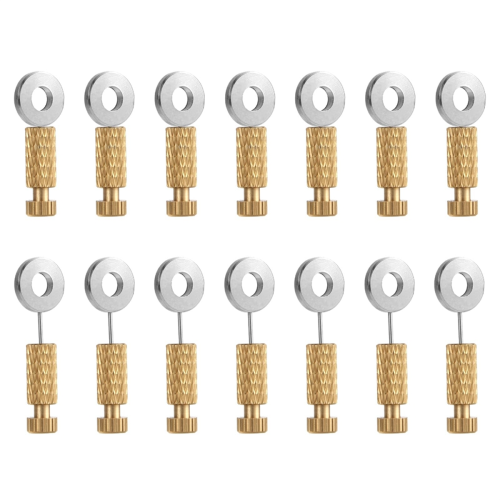 14Pcs Leather Positioning Needles, Suture Needle Locking Pins Leathercraft Located Needles 1