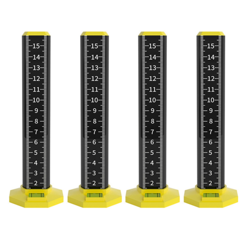 4pcs Leveling Artifact Ceiling Double-Sided Ruler Equal Height Gradienter Stick Wall Lay Floor Tiles Tool 2