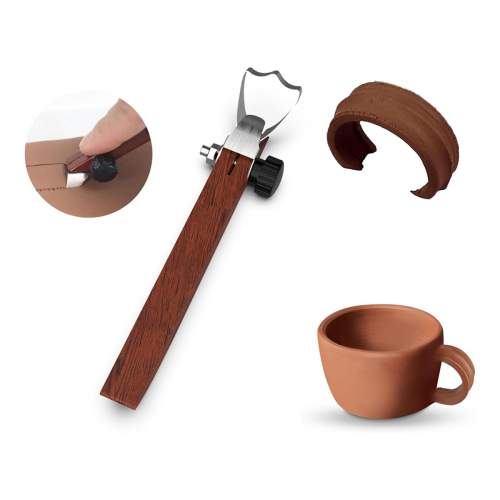 Pottery Handle Making Tool Sculpture Carving Cup Shape for Tea Mug Utensil 2
