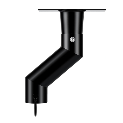 Rain Chain Gutter Adapter Black Installation Suit for Downspout Outlet