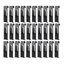 30 Stück Gridwall Haken Kleiderbügel, Grid Panel Grid Wandhaken Zubehör Draht Regal schwarz