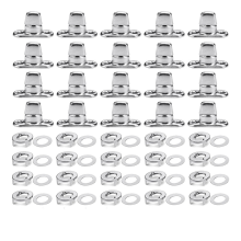 20 Sets Marine Grade Twist Lock Verschlüsse Drehknopf Öse und Bolzen, für Canvas Verschluss Knöpfe