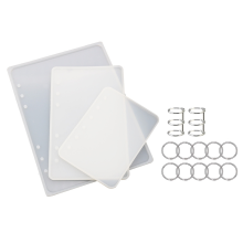 A5 A6 A7 Notebook Cover Harz Form DIY UV Epoxy Silikon Formen Transparent Buch Geschenk Casting Handwerk