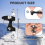 6Pcs Outrigger Release Clips Downrigger mit Einstellbare Spannung Hobel Bord Angeln Kite 3
