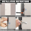 20pack Hinge Pin Door Stops Satin Brushed Stopper Adjustable Heavy Duty with Rubber Bumper Tips 8