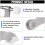 20pack Hinge Pin Door Stops Satin Brushed Stopper Adjustable Heavy Duty with Rubber Bumper Tips 5