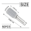 Shelf Support Peg,Support Cabinet Pins,Clear Plastic Replacement Peg Supports Pins for Kitchen 50Pcs 3