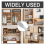 Shelf Support Peg,Support Cabinet Pins,Clear Plastic Replacement Peg Supports Pins for Kitchen 50Pcs 8