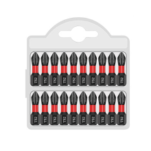 10 Pcs 50mm Impact Magnetic Batch Head Non-Slip PH2 Screwdriver Tip Drill Bit Set High Torque Hard Screw Alloy Steel